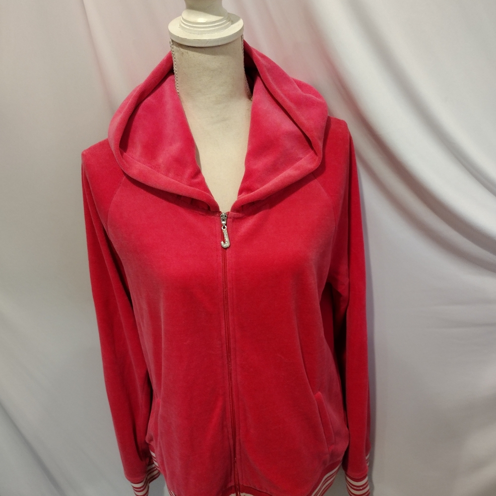 Juicy Couture Fuchsia Zip-Up Jacket